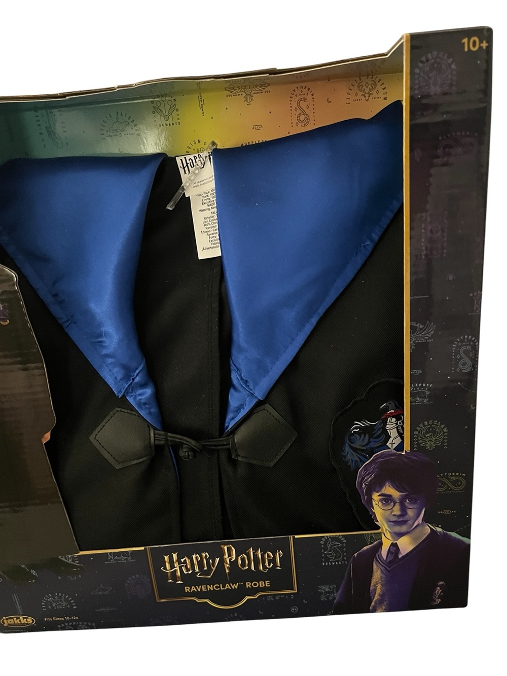 Harry Potter Kids Wizard Robe. Pick - Hufflepuff (Yellow) or Ravenclaw (Blue) - Picture 4 of 13